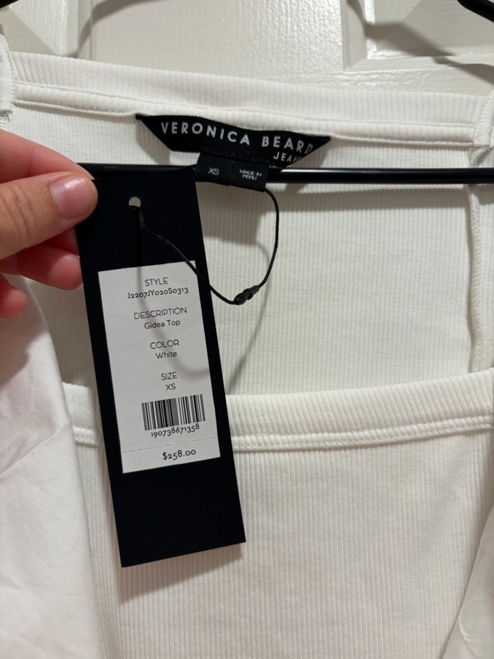 Veronica Beard White Long Sleeve Gidea Ruffled Poplin Shirt NWT - Picture 4 of 8